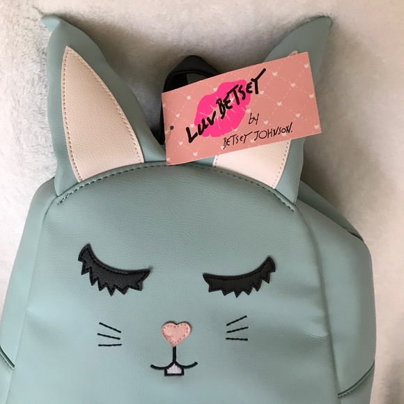 Betsey Johnson luv lg rabbit backpack main image 4